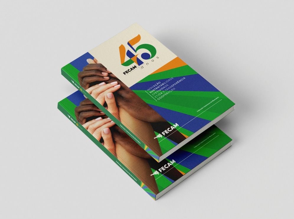 Revista Comemorativa de 45 Anos da FECAM projeto editorial viabilizado pela Share